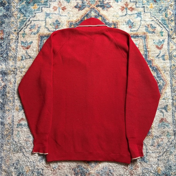 Vintage 70s Ernie Richardson Curler Cardigan Sweater Large - Picture 2 of 6
